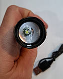 Світлодіодний компактний акумуляторний ліхтарик, CREE Q5 500 Lm  8 часов света, фото 4