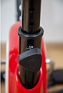 Професійний Велотренажер механічний кардіо домашній тренажер FitToSky8005 для будинку вертикальний червоний, фото 4