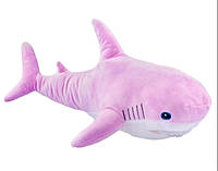 Акула рожева 80 см игрушка мягкая іграшка ікеа м'яка подушка дитяча