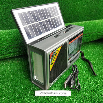 Радіо на акумуляторі із сонячною батареєю