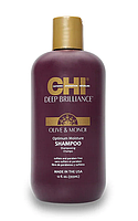 Увлажняющий шампунь для поврежденных волос CHI Deep Brilliance Olive & Monoi Optimum Moisture Shampo 355мл