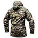 Куртка зимова SoftShell "DIVISION"+ толстовка флис (MULTICAM) 2 в 1, фото 3