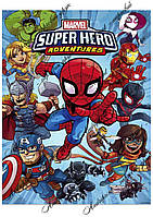 Съедобная картинка "Супергерои Марвел" сахарная и вафельная картинка а4