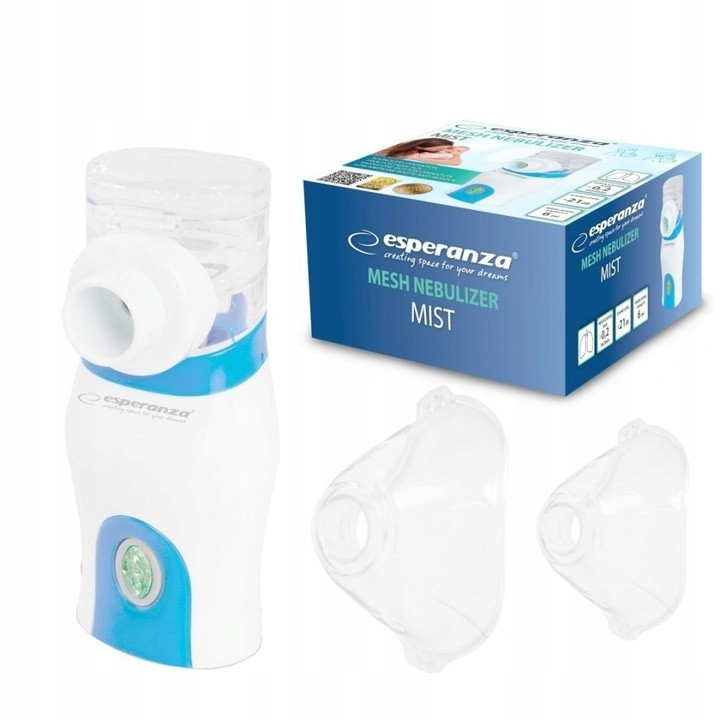 Інгалятор МЕШ ультразвуковий ESPERANZA MIST ECN005 для дітей і дорослих, Польща