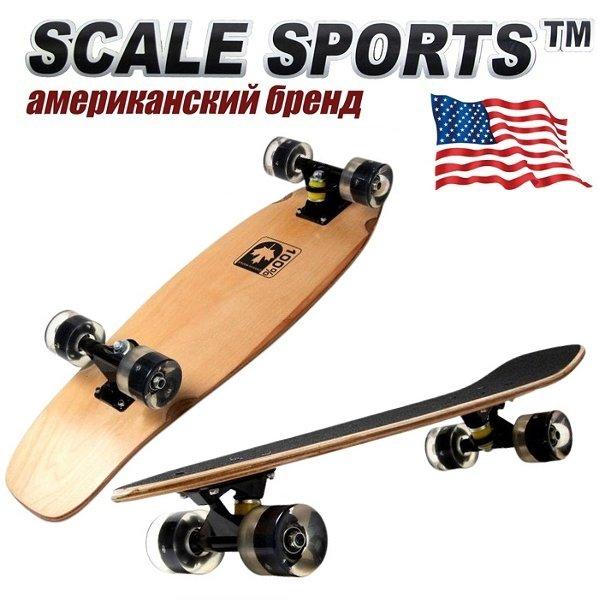 СкейтБорд від бренда Scale Sports колеса світяться LED Canada (шкоди), фото 1
