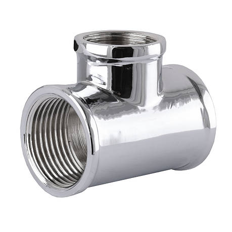 Трійник SOLOMON 1 х3/4 х1" ВВВ хром2802, фото 1