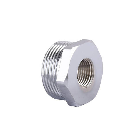 Футорка перехідна SOLOMON 3/4"х1 1/4" хром НВ 8209, фото 1