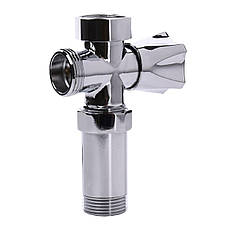 Кран вентильний для пральної машини Q PROFESSIONAL 3/4 ⁇ x3/4 ⁇ x3/4 ⁇ з подовжувачем NV-QP170, фото 4