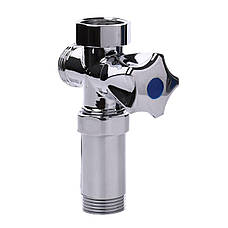 Кран вентильний для пральної машини Q PROFESSIONAL 3/4 ⁇ x3/4 ⁇ x3/4 ⁇ з подовжувачем NV-QP170, фото 5