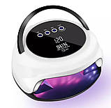 Професійна лампа SUN T2 plus, 98W для полімеризації гель-лаку зі змінним дном, фото 9