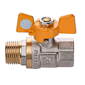 Кран кульовий прямий Q PROFESSIONAL 1/2" НВ ЖБ PN40 QP152, фото 1
