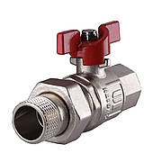 Кран кульовий прямий з американкою SELBA 3/4" КБ SL1509