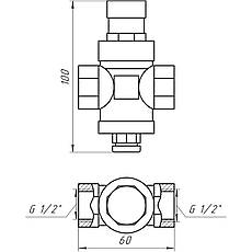 Редуктор під манометр ITAP 1/2 ⁇ 361, фото 4