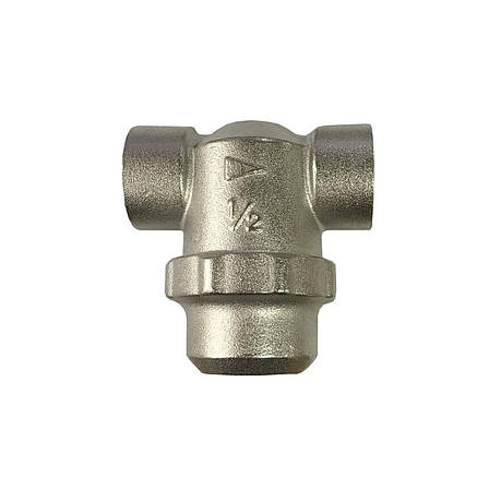 Фільтр грубого очищення SOLOMON 1/2" ВВ нікель з відстійником (8014) TD1052, фото 1