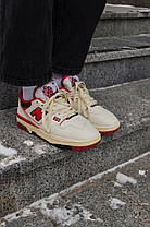 Кросівки чоловічі New Balance 550 White Red Нью Беланс 550 Вайт Ред 41, фото 3