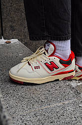 Кросівки чоловічі New Balance 550 White Red Нью Беланс 550 Вайт Ред 41