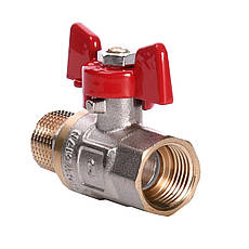 Кран кульовий прямий Q PROFESSIONAL 1/2" НВ КБ PN40 QP152, фото 4
