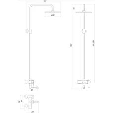 Душова система Globus Lux LAZER DS0002, фото 6