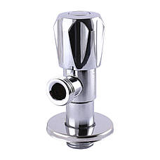 Кран вентильний кутовий Professional 1/2″X1/2″ NV-QP999, фото 4