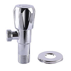 Кран вентильний кутовий Professional 1/2″X1/2″ NV-QP999, фото 5