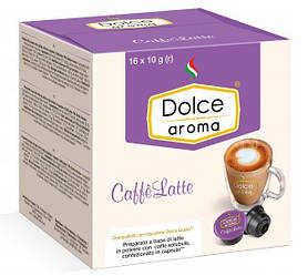 Кава в капсулах Dolce Aroma Dolce Gusto CoffeLatte 16 шт кафеЛатте