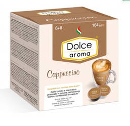 Уценка! Кава в капсулах Dolce Aroma Dolce Gusto Cappuccino 16 шт.