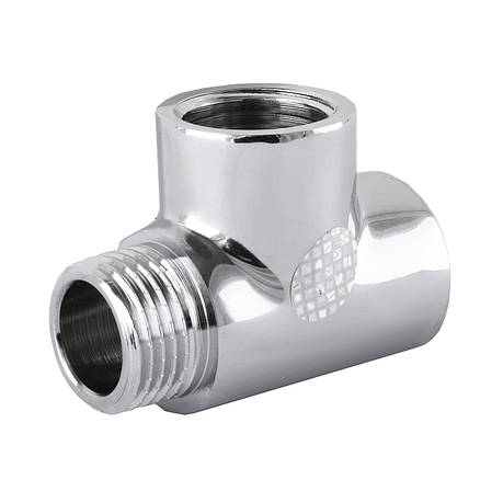 Тройник SOLOMON 1/2″ ВВН хром 8202, фото 1