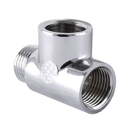 Тройник SOLOMON 1/2″ ВВН хром 8202, фото 2