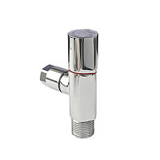 Кран напівобертовий кутовий із цангою SOLOMON 1/2 ⁇ x3/8 ⁇ 9082, фото 5