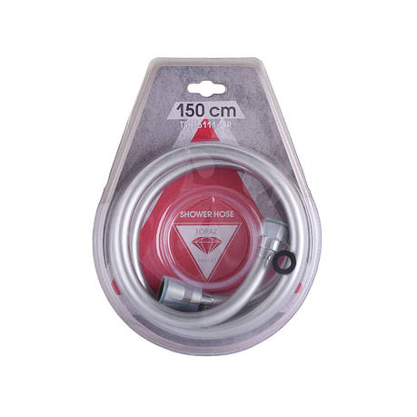 Шланг душовий TOPAZ TSH-6111-GR 150 см, фото 1