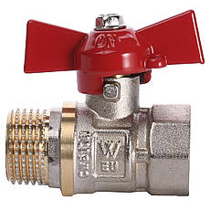 Кран кульовий прямий WATER VALVE 1/2" НВ КБ NV-V Q002, фото 4