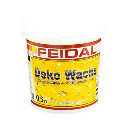 Віск для декоративних штукатурок Feidal Deko Wachs 0.5л, фото 1