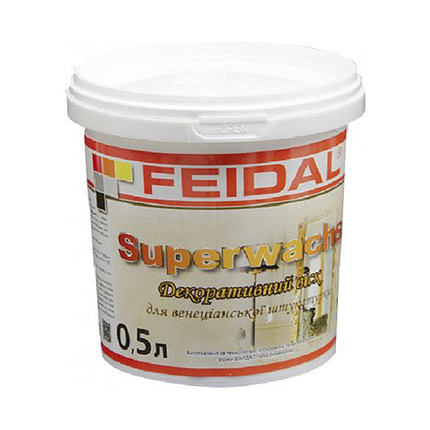 Віск для декоративних штукатурок Feidal Superwachs 0.5л, фото 1