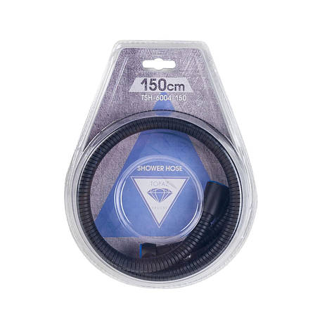 Шланг душовий TOPAZ TSH-6004-150-BL 150 см, фото 3