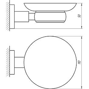 Мильниця Perfect Sanitary Appliances SP 8122, фото 3