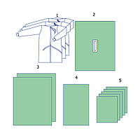 Комплект одягу та покриттів операційних хірургічний №5 Taipan-Pharm стерильний