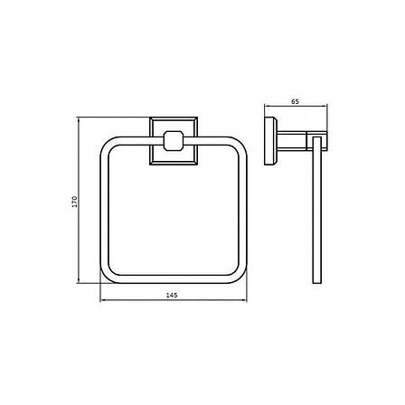 Тримач рушників Perfect Sanitary Appliances KB 9913, фото 3