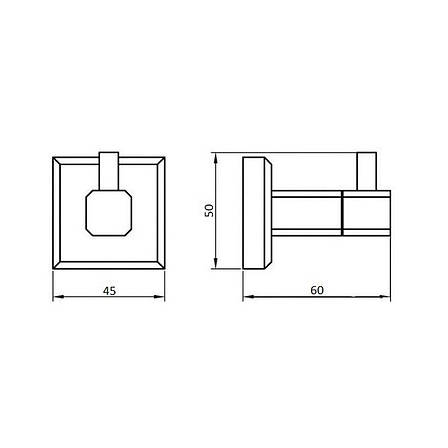 Гачок Perfect Sanitary Appliances KB 9915, фото 3