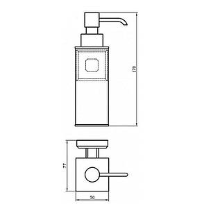 Дозатор рідкого мила Perfect Sanitary Appliances КВ 9932, фото 3