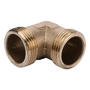 Косинець латунний 1 НР х 1 НР литний 127Б, фото 3