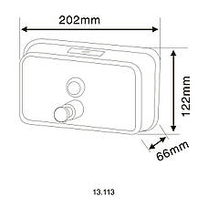 Дозатор рідкого мила HOTEC 13.113 Stainless Steel, фото 6