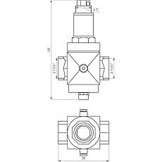 Редуктор ITAP 1 1/4<unk> RINOX 143, фото 3