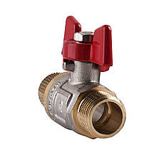 Кран кульовий прямий Q PROFESSIONAL 1/2" НН КБ PN40 QP153, фото 4