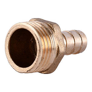 Штуцер латунний 1/2 НР х 10 мм литийний 1603Б, фото 2