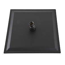 Лійка душова ТРОПІК TSQ-250-BL чорна матова 250*250 мм, TOPAZ, фото 4