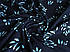 Льон віскоза малюнок гілочки, темно-синій, фото 2