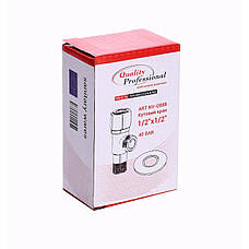Кран кульовий угловой Professional 1/2″х1/2″ NV-QP888, фото 4