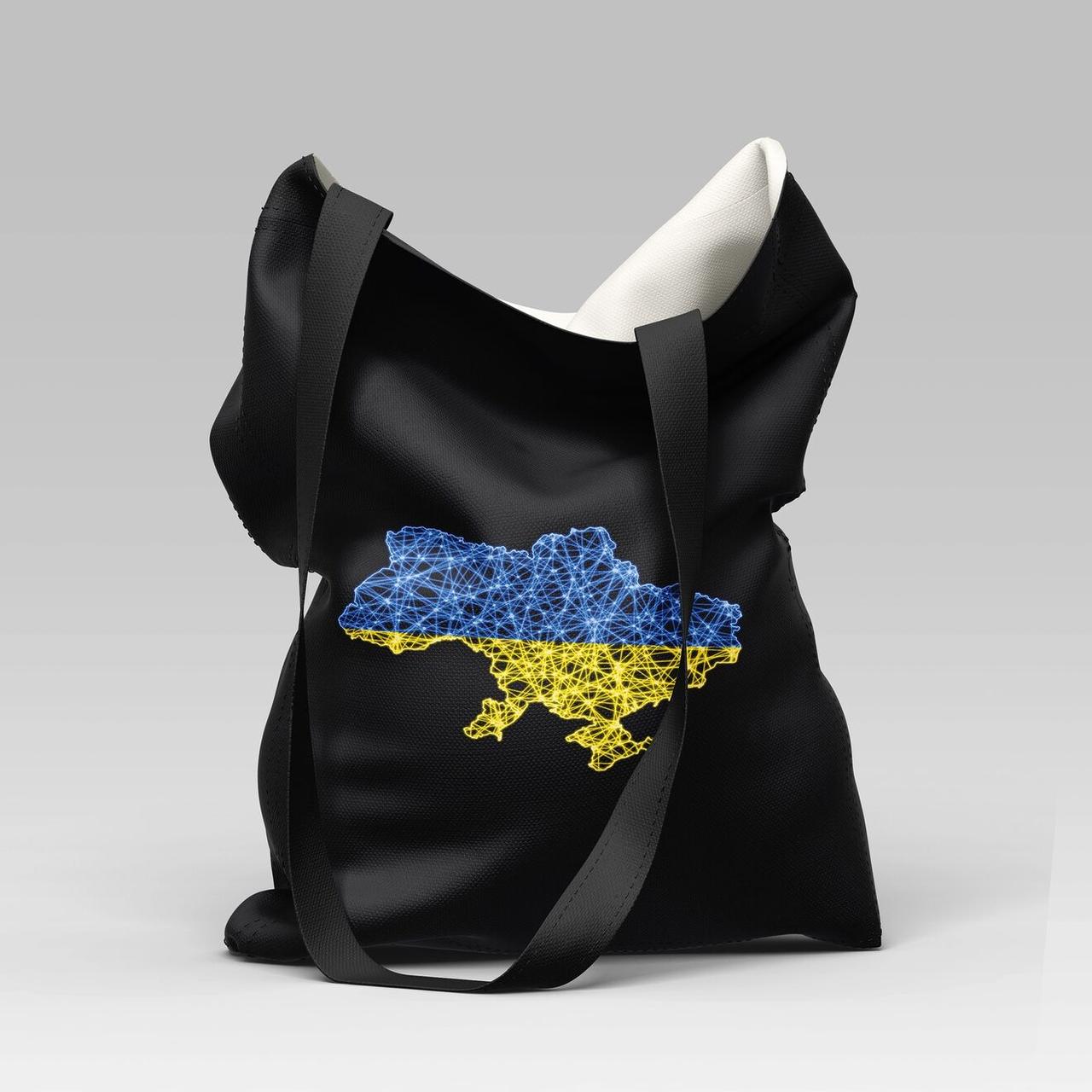 Сумка чорна "Україна!"