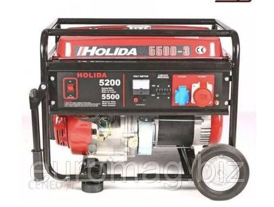 Генератор інверторний Holida WM6000Ei 5,5 kw 230V, бензиновий, фото 1