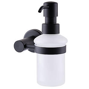 Дозатор рідкого мила Globus Lux BS8433 чорний матовий SUS304, фото 1